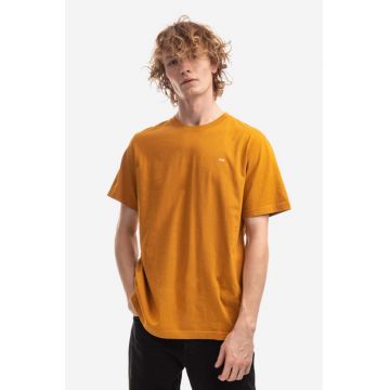 Wood Wood tricou din bumbac Sami Classic T-shirt culoarea portocaliu, neted 12235721.2491-DARKORA