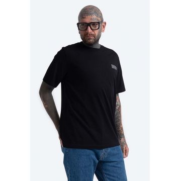 Wood Wood tricou din bumbac Sami Info T-shirt culoarea negru, cu imprimeu 12135720.2491-WHITE