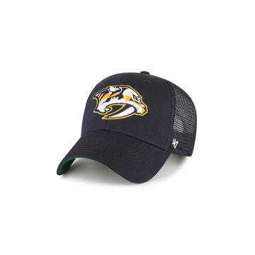 47brand șapcă NHL Nashville Predators culoarea bleumarin, cu imprimeu  H-BRANS30CTP-NY