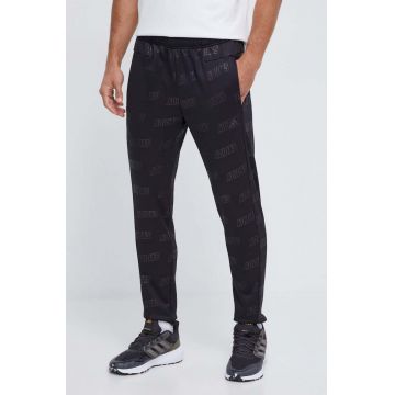 adidas pantaloni de trening culoarea negru, modelator