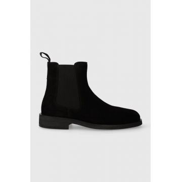 Gant botine din piele intoarsa Rizmood barbati, culoarea negru, 27653438.G00