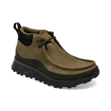 Ghete CLARKS kaki, ATLWABT, din nabuc
