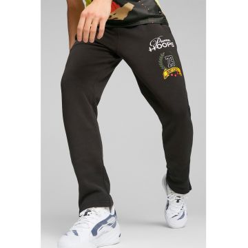 Pantaloni sport cu terminatii cu fermoare Hoops