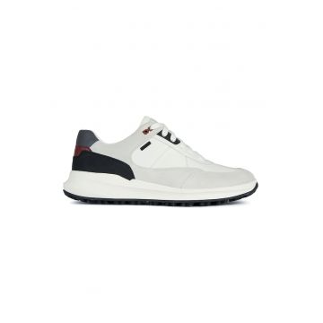 Pantofi sport impermeabili din piele si piele intoarsa