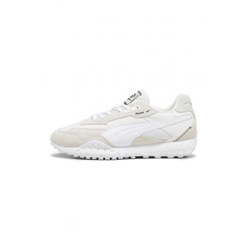 Pantofi sport cu detalii de piele intoarsa Blktop Rider