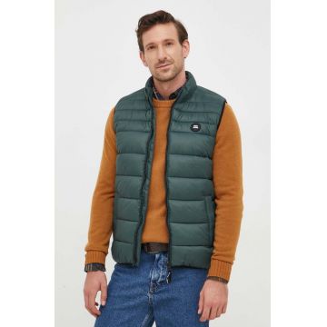 Pepe Jeans vesta Balle barbati, culoarea verde, de iarna