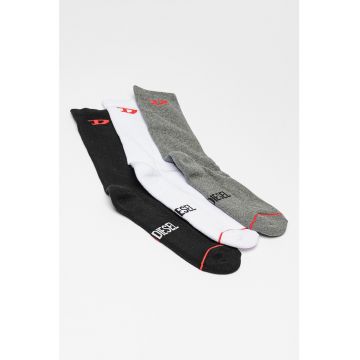 Set de sosete lungi cu imprimeu logo Ray - 3 perechi