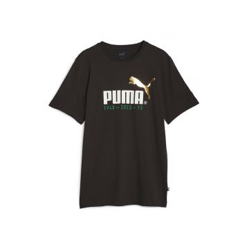 Tricou de bumbac cu imprimeu logo Logo Celebration