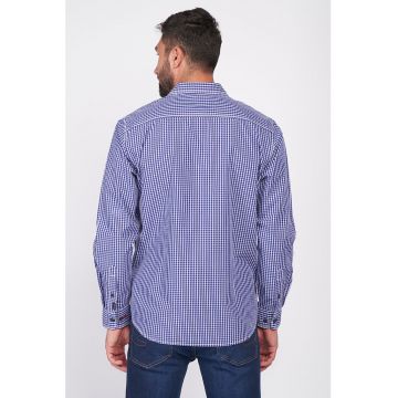 Camasa cu maneci lungi si model in carouri