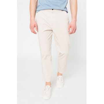 Pantaloni cu banda logo in talie