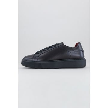 Pantofi sport din piele cu sireturi