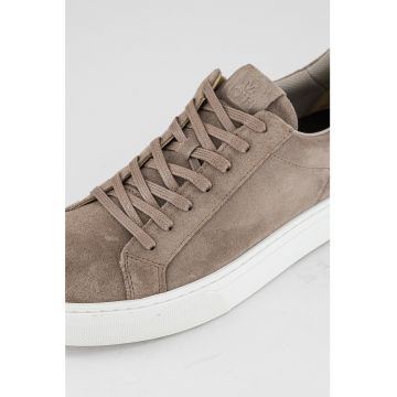 Pantofi sport low-cut din piele intoarsa