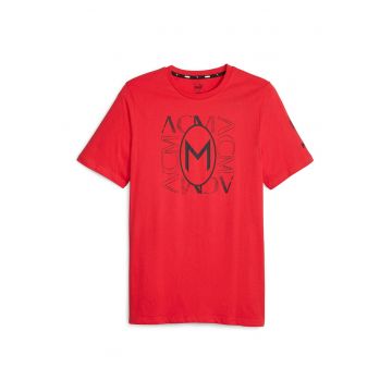 Tricou cu imprimeu text pentru fotbal AC Milan