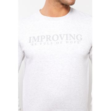 Bluza sport cu imprimeu text