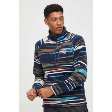 Columbia hanorac Fast Trek Printed culoarea albastru marin, modelator
