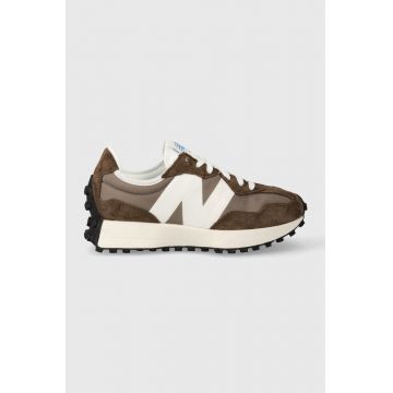 New Balance sneakers U327LG culoarea maro