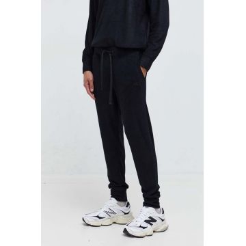 UGG pantaloni de trening culoarea negru, neted