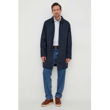 Barbour palton barbati, culoarea albastru marin, de tranzitie