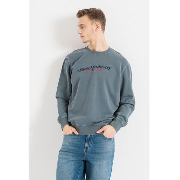 Bluza sport de bumbac cu imprimeu logo Ginn