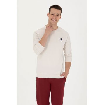 Bluza sport din bumbac cu maneci raglan