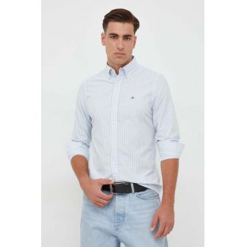 Gant camasa din bumbac barbati, cu guler button-down, regular