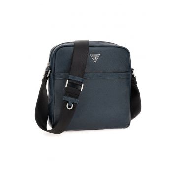 Geanta crossbody de piele ecologica cu logo