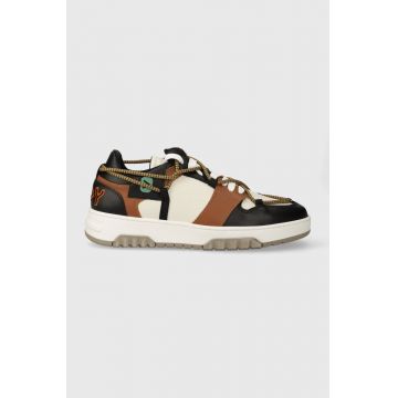 Off Play sneakers din piele SORRENTO culoarea maro, SORRENTO 1 nBROWN SHELL COGNACnLOW TOP Off Play sneakers din piele SORRENTO culoarea maro, SORRENTO 1 nBROWN SHELL COGNACnLOW TOP