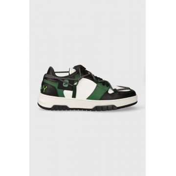 Off Play sneakers din piele SORRENTO culoarea verde, SORRENTO WHITE BLACK GREEN Off Play sneakers din piele SORRENTO culoarea verde, SORRENTO WHITE BLACK GREEN