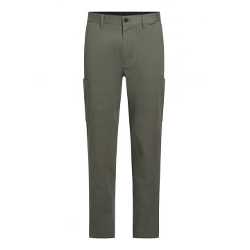 Pantaloni cargo cu croiala conica din amestec de bumbac organic