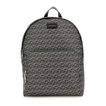 Rucsac de piele ecologica cu model monograma Ederlo