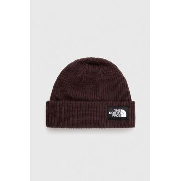 The North Face caciula culoarea maro