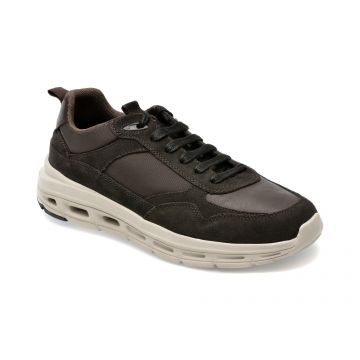 Pantofi GEOX maro, U36FQA, din piele naturala