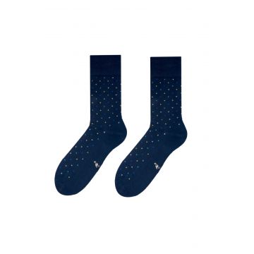 Sosete barbati, model Colorful dots - More S051B069 bleumarin