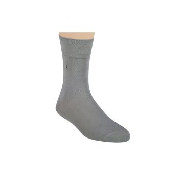 Sosete bumbac barbati, sosete cu logo pentru pantofi - Steven S056-029 gri deschis