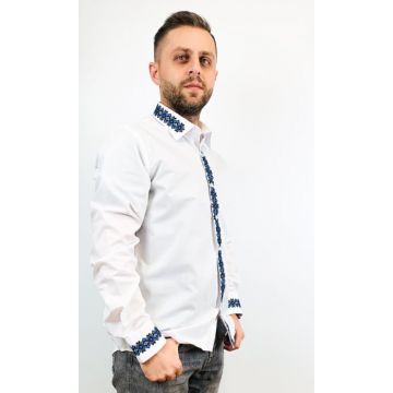 Camasa alba traditionala brodata - Model I