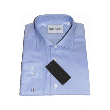 Camasa premium barbati, 100% bumbac, regular fit - FRONTERA - bleu deschis