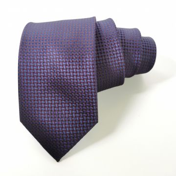 Cravata 240 indigo texturata Massimo Clessi