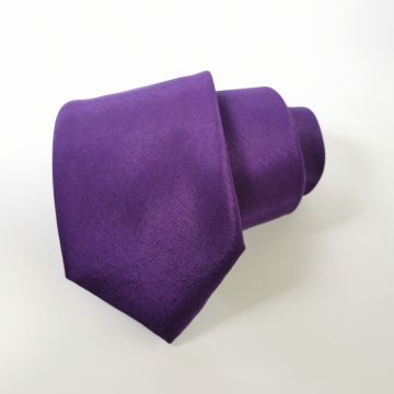 Cravata 249 uni violet Massimo Clessi