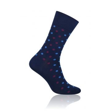 Sosete barbati, model Dots - More S051B007 bleumarin