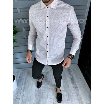 Camasa barbati cu imprimeu slim fit A5840 W14-1.2.3