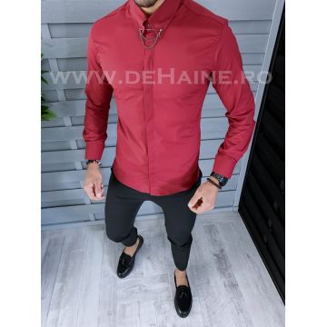 Camasa barbati grena slim fit B1425 O4-5.1