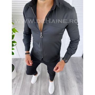 Camasa barbati neagra slim fit B1317  P18-3.2