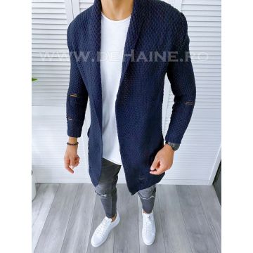 Cardigan barbati bleumarin slim fit ZR T3557 K16