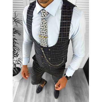 Compleu barbati bleumarin Vesta + Pantaloni B1458  X1