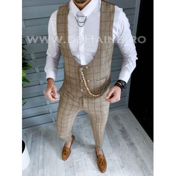 Compleu barbati maro Vesta + Pantaloni B1452 E* 2-2 / 301-2