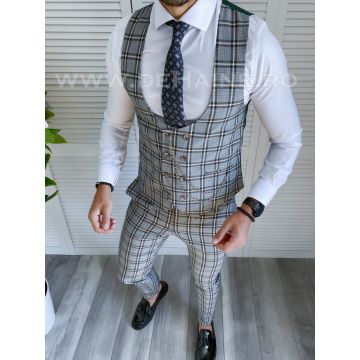 Compleu barbati  Vesta + Pantaloni B4030 21-1.1