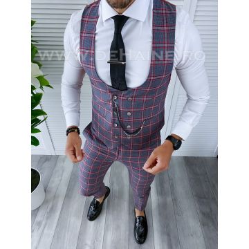 Compleu barbati  Vesta + Pantaloni B4147 54-4