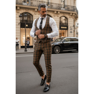 Compleu barbati  Vesta + Pantaloni B4205 86-1