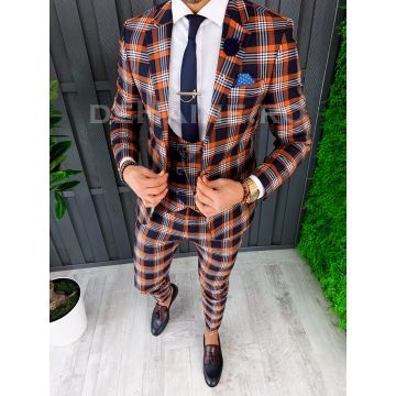 Costum barbati slim fit + Vesta ZR A7802 S25 26