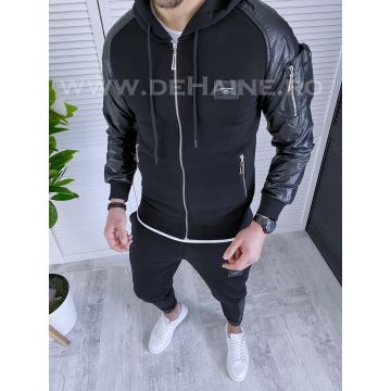 Hanorac barbati slim fit negru B3489 X10